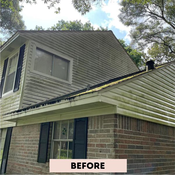 Before-Power-Washing-Katy-House Before Power Washing Katy House<br />
Exterior Cleaning